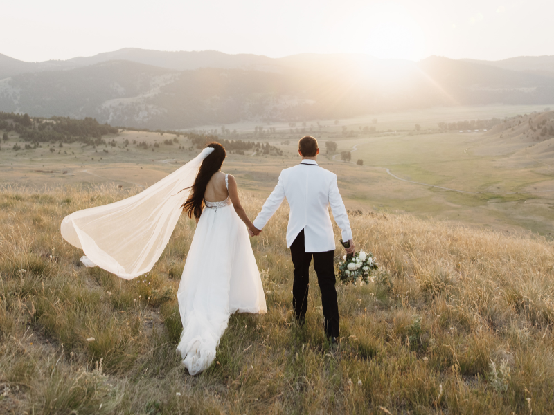 rustic wedding in western montana