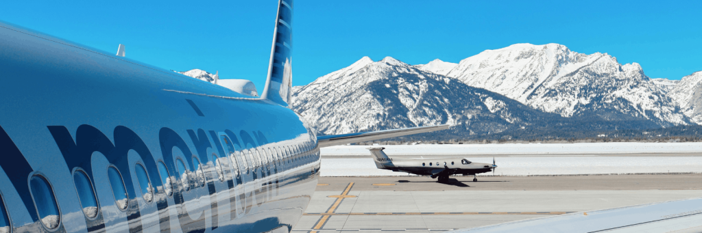a private jet taxiing at jackson hole's airport